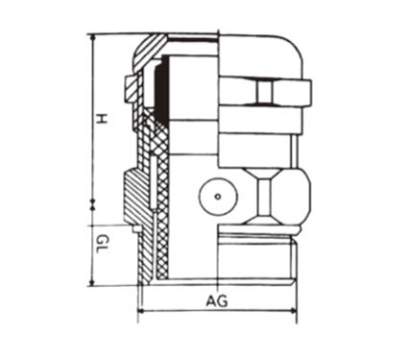 Breathable Brass Cable Gland for Condensation Prevention, IP68