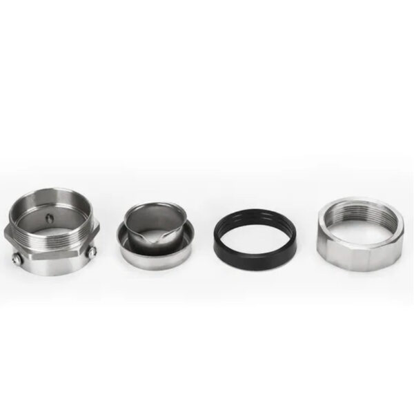 DKJ IP68 Connector, Stainless Steel for Flex to EMT
