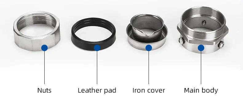 DKJ IP68 Connector, Stainless Steel for Flex to EMT