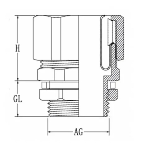 DPJ Conduit Fitting, Male Threaded Zinc Hose Connector