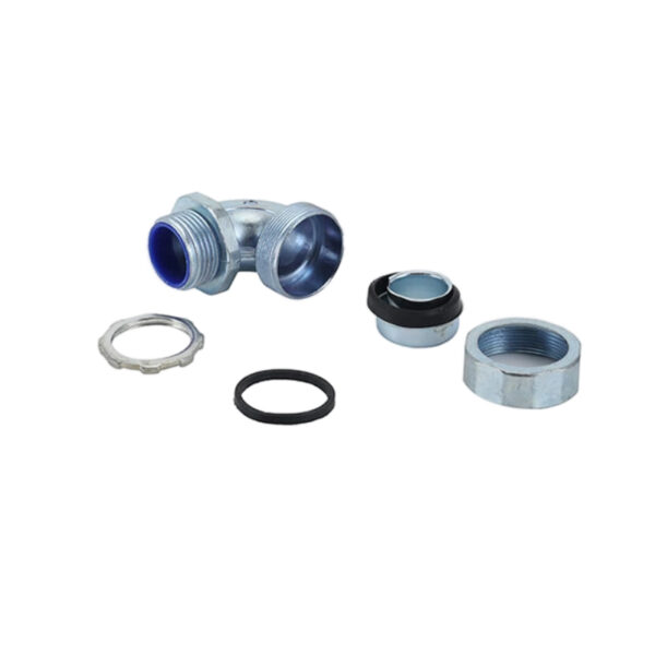 DWJ 90-Degree Connector, Zinc Die Cast for Flex Conduit