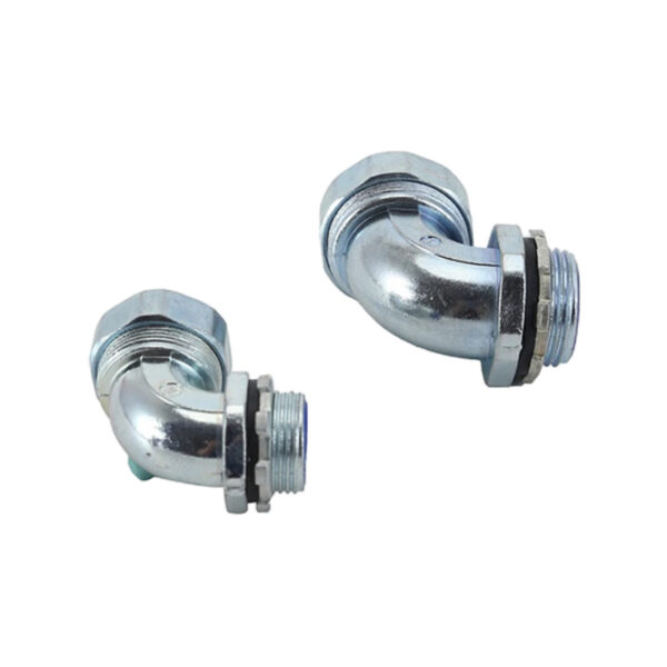 DWJ 90-Degree Connector, Zinc Die Cast for Flex Conduit