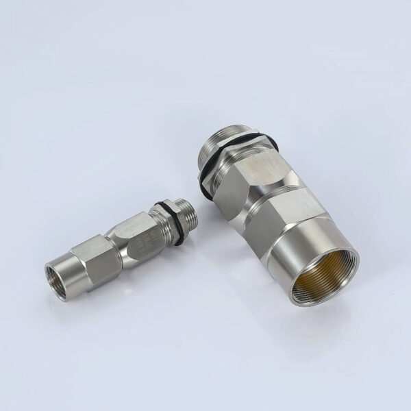 Ex-VIIIG Armoured Cable Clamping Gland, Single Seal for Zone 1 & 2