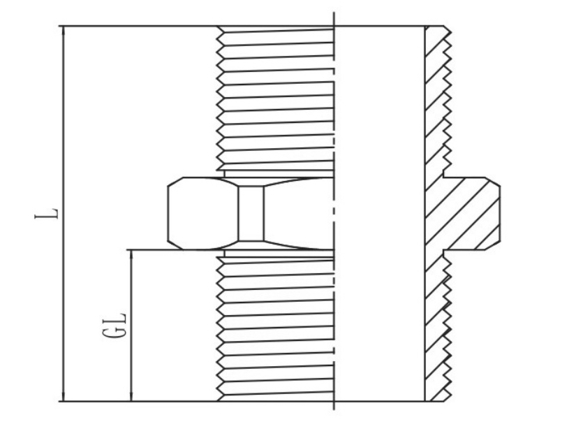 Explosion-Proof Reducing Nipple (Male-Male), BGJ-C Series