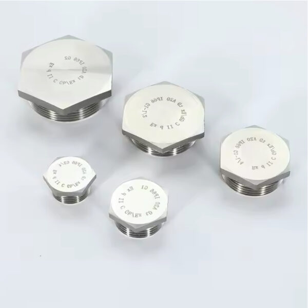 Explosion-Proof Stopping Plug, Ex e Certified for Zone 1 & 2