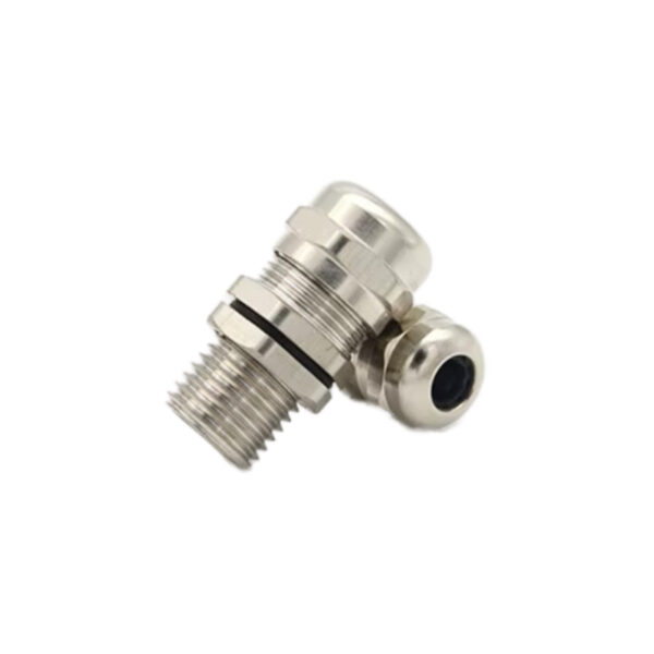 Extended Long Thread Brass Cable Gland for Thick Panels, IP68