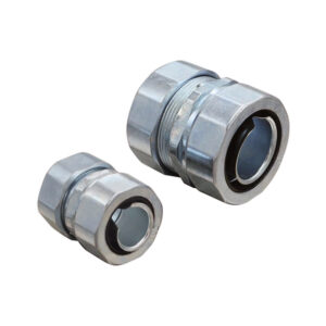 Flex to EMT Compression Connector, DGJ Zinc Die Cast Fitting