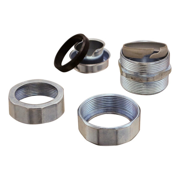 Flex to EMT Compression Connector, DGJ Zinc Die Cast Fitting