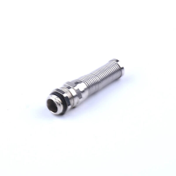 Flexible Anti-Bending Brass Cable Gland, IP67 Strain Relief