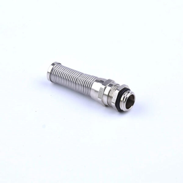 Flexible Anti-Bending Brass Cable Gland, IP67 Strain Relief