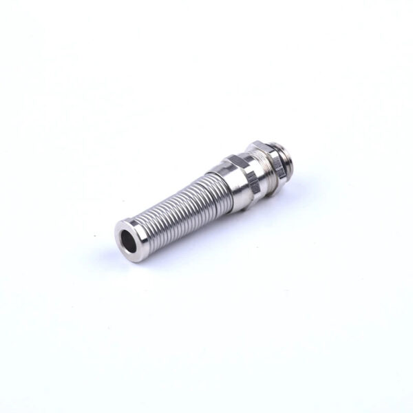 Flexible Anti-Bending Brass Cable Gland, IP67 Strain Relief