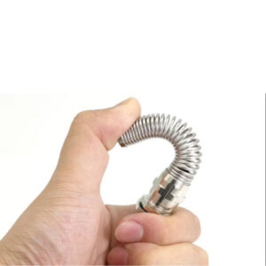 Flexible Anti-Bending Brass Cable Gland, IP67 Strain Relief
