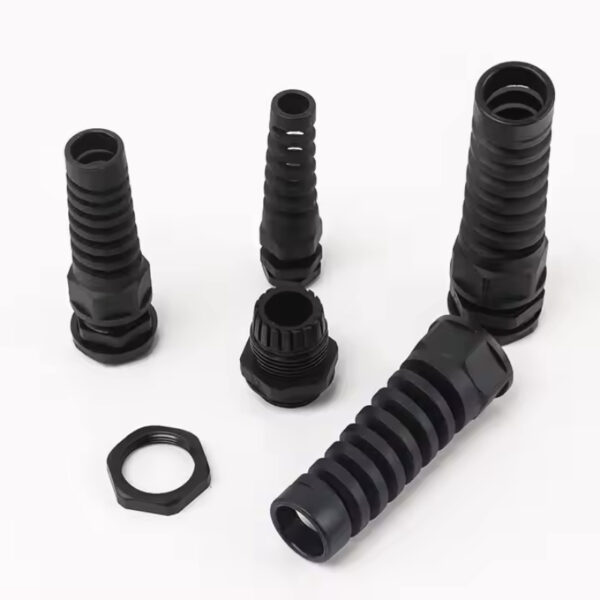 Flexible Nylon Cable Gland for Bend Protection, IP68