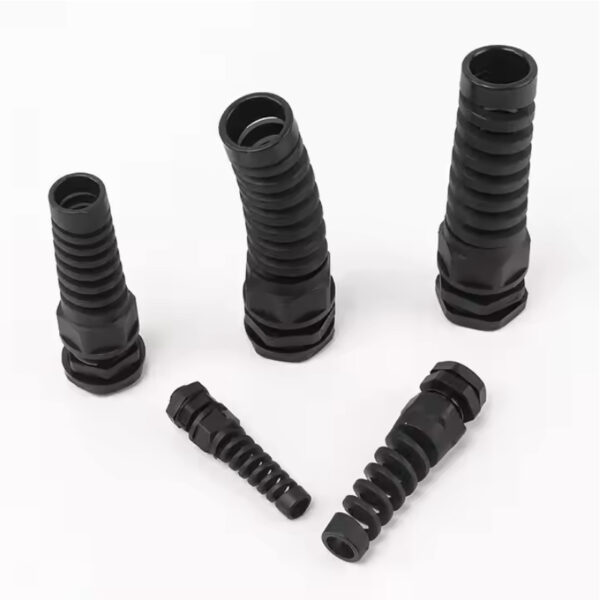 Flexible Nylon Cable Gland for Bend Protection, IP68