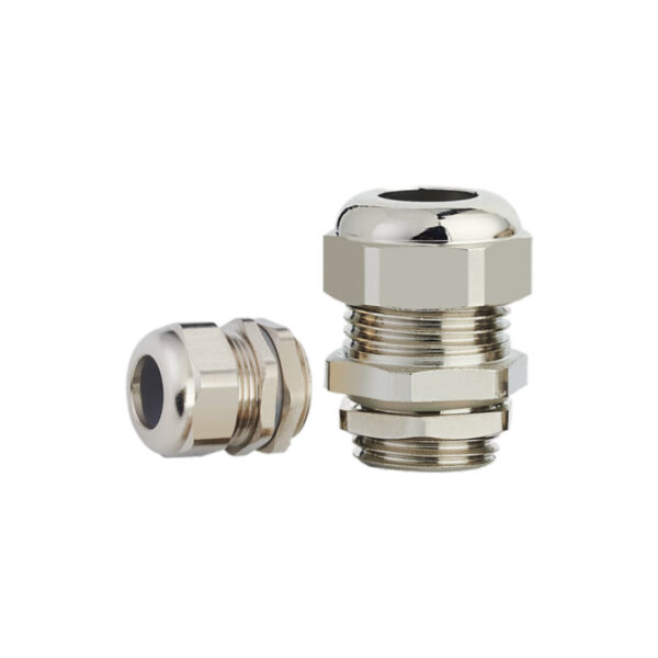 High-Temp Brass Cable Gland, Silicone Seal (-60°C to 250°C)