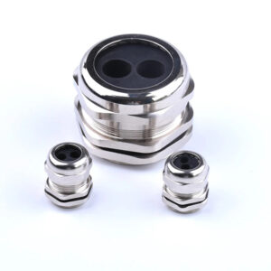 Multi-Hole Brass Cable Gland, IP68 for 2-8 Conductors