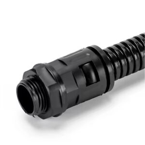 Quick Connect Conduit Fitting, Nylon for Corrugated Tubing