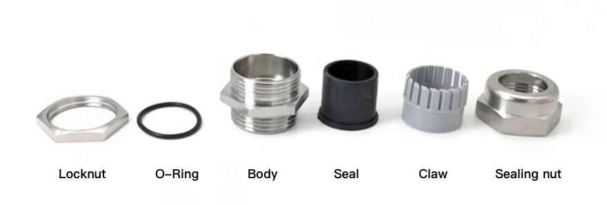 Stainless Steel Cable Gland, IP68 Corrosion-Resistant Fitting