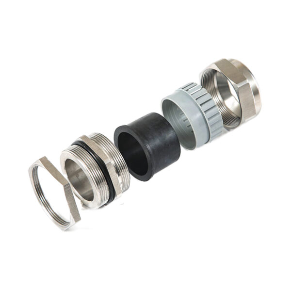 Stainless Steel Cable Gland, IP68 Corrosion-Resistant Fitting