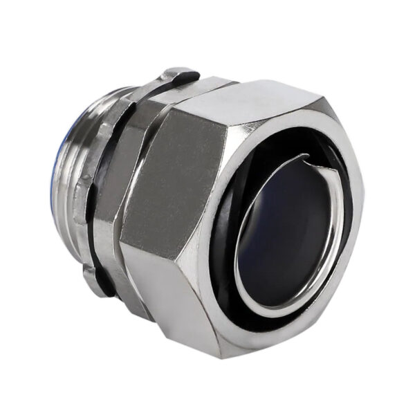 Stainless Steel Conduit Connector, IP66 Flex to Box Fitting - 画像 (2)