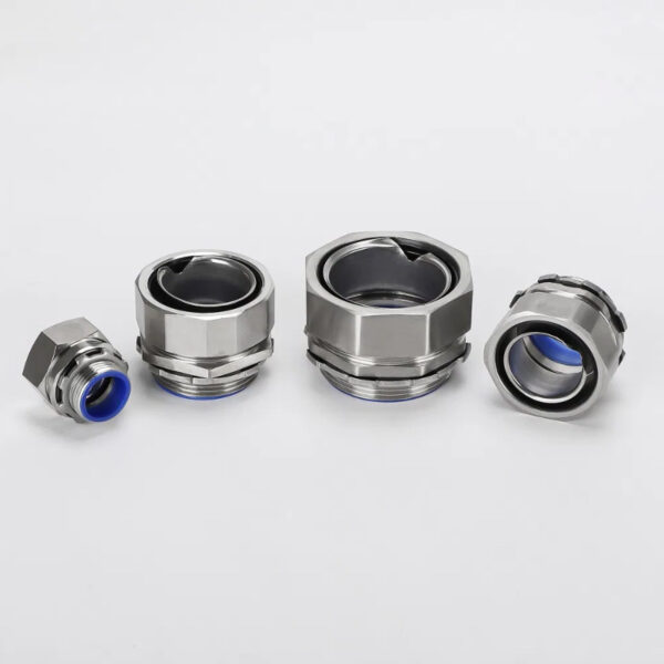 Stainless Steel Conduit Connector, IP66 Flex to Box Fitting
