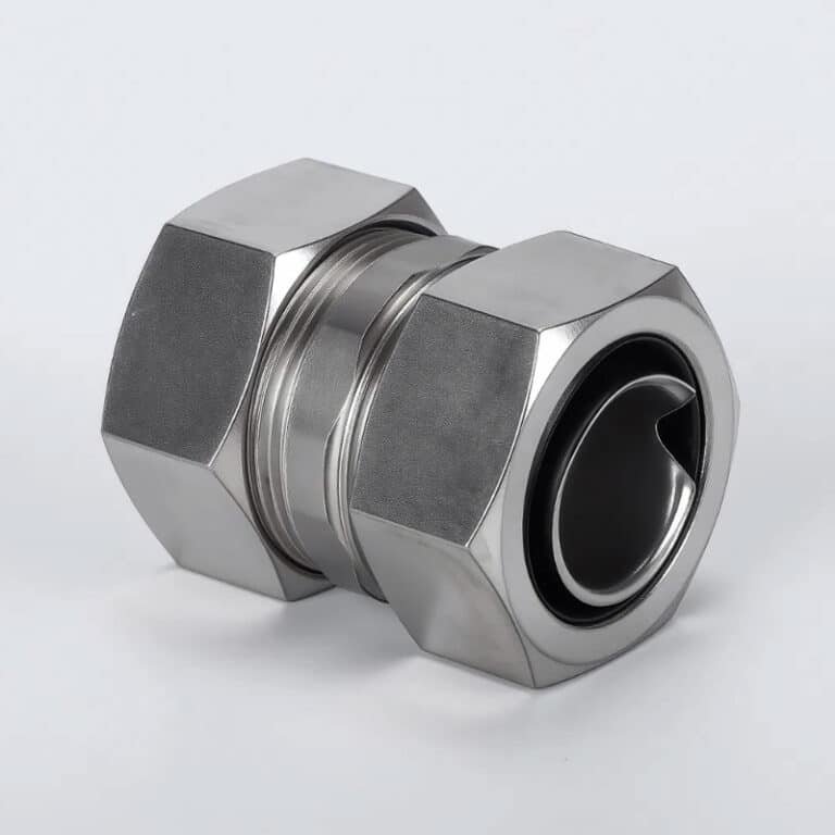 Connettore da flessibile a EMT in acciaio inox, raccordo a compressione IP68