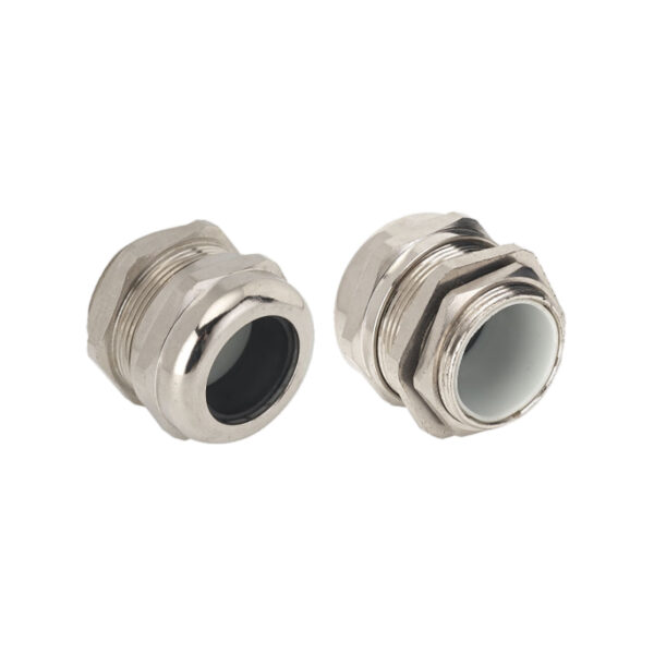 Straight-Through Brass Cable Gland, IP68 Waterproof Seal