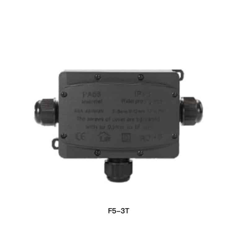 Scatola di giunzione impermeabile ad alta potenza da 60 A, giunzione multidirezionale IP68 F5-3T