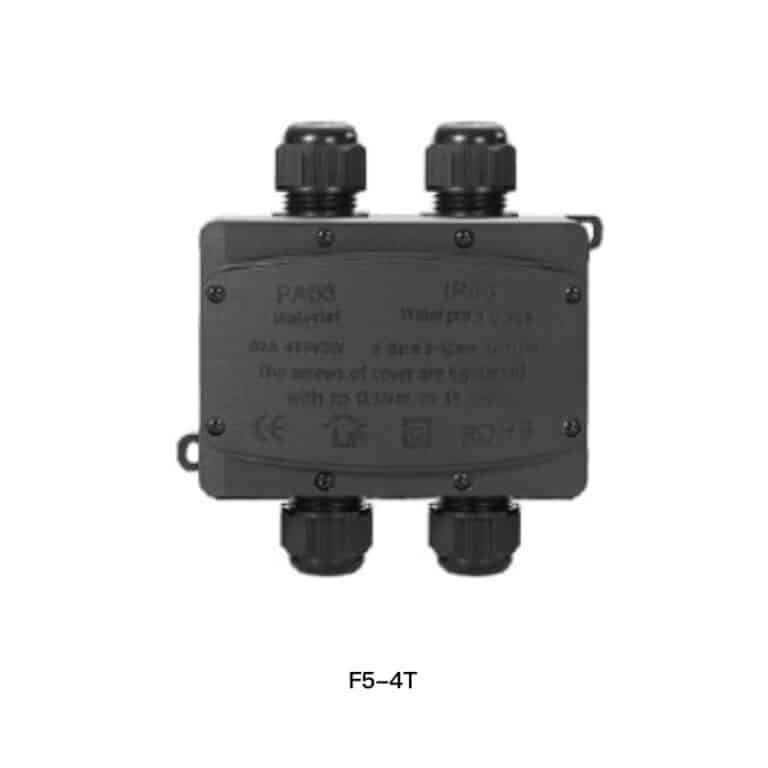 Scatola di giunzione impermeabile ad alta potenza da 60 A, giunzione multidirezionale IP68 F5-4T