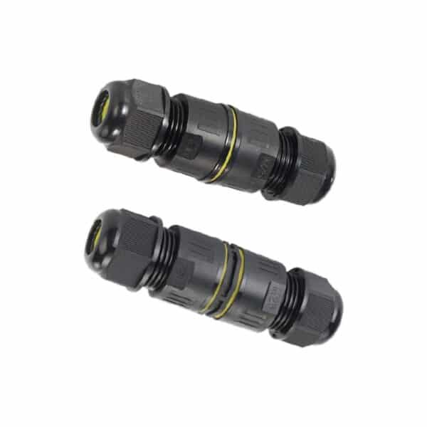 Connettore impermeabile con dado a leva, giunzione in linea 25A IP68 KCM25