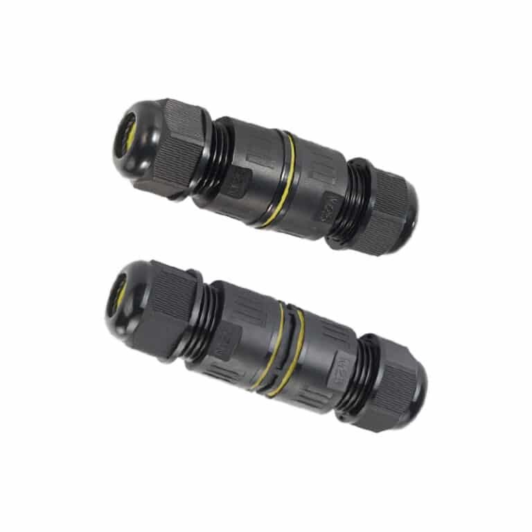 Connettore impermeabile con dado a leva, giunzione in linea 25A IP68 KCM25