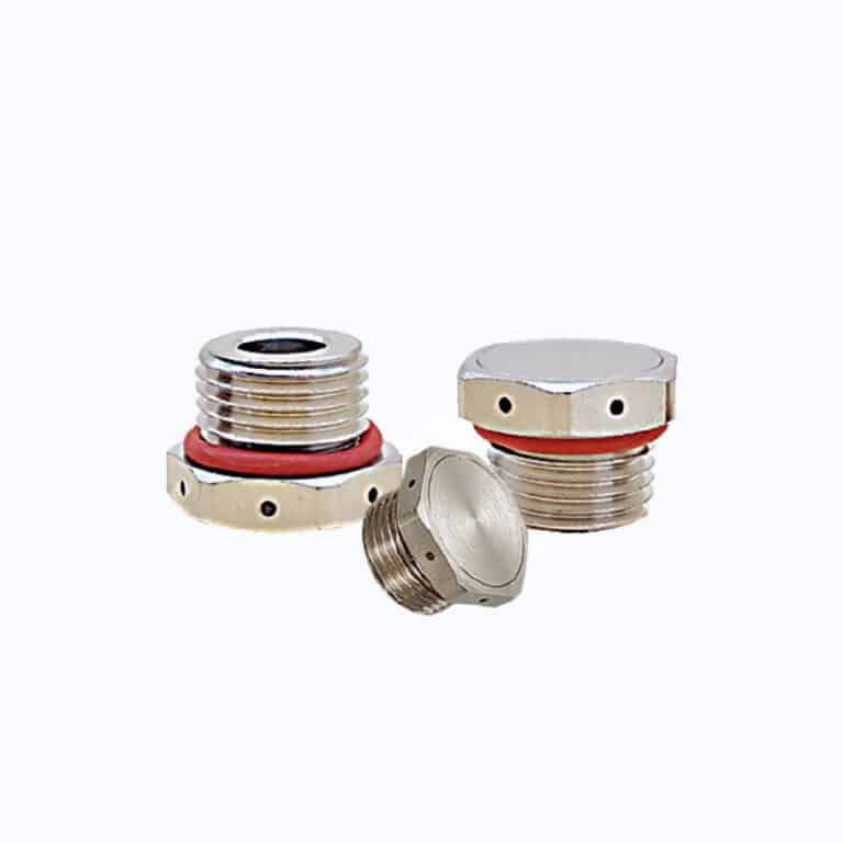 Bocchetta di protezione esagonale a basso profilo, IP68 Ottone nichelato