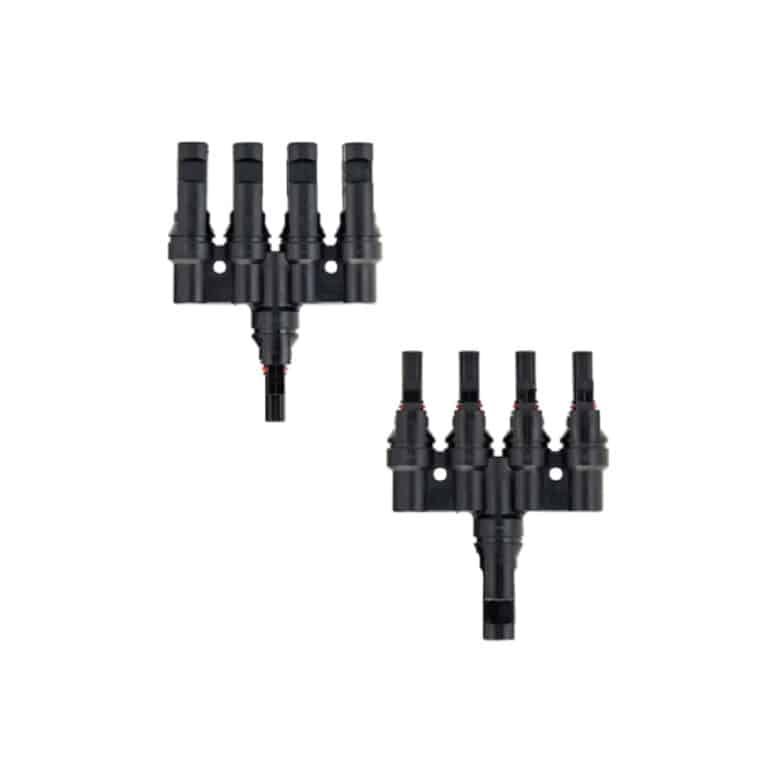 Connettore di derivazione a 4 vie MC4, splitter parallelo da 1 a 4 PV-T5