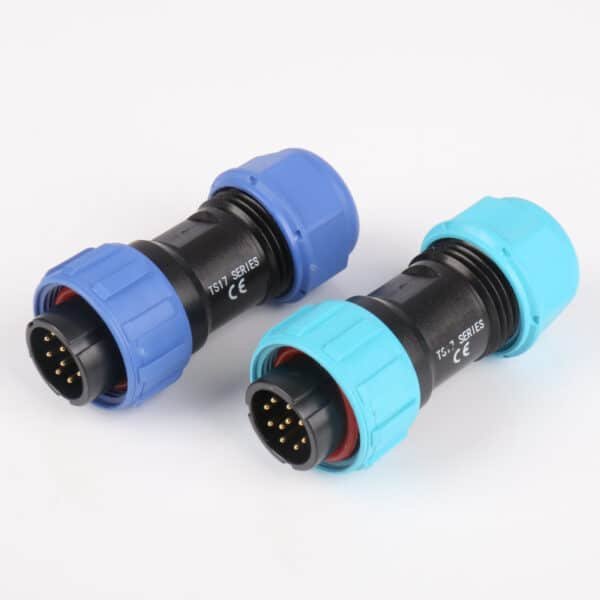 Spina per cavo TS17CP e presa TS17CS, alta tensione IP68