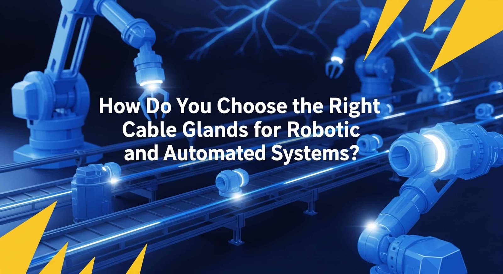 ¿Cómo elegir los prensaestopas adecuados para sistemas robotizados y automatizados?