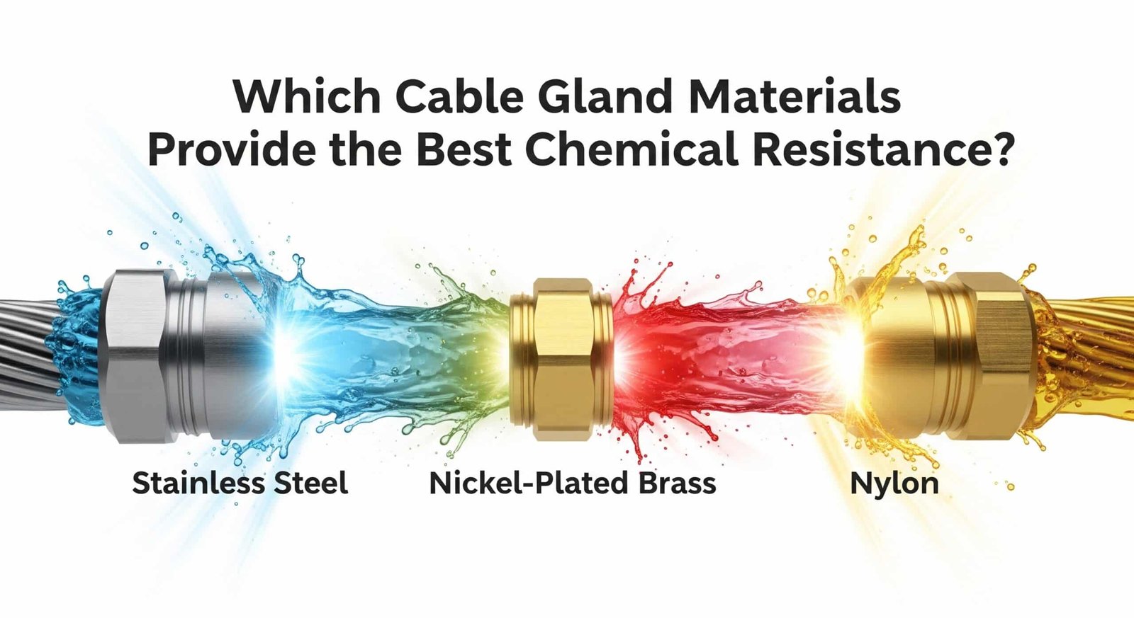 Which Cable Gland Materials Provide the Best Chemical Resistance?