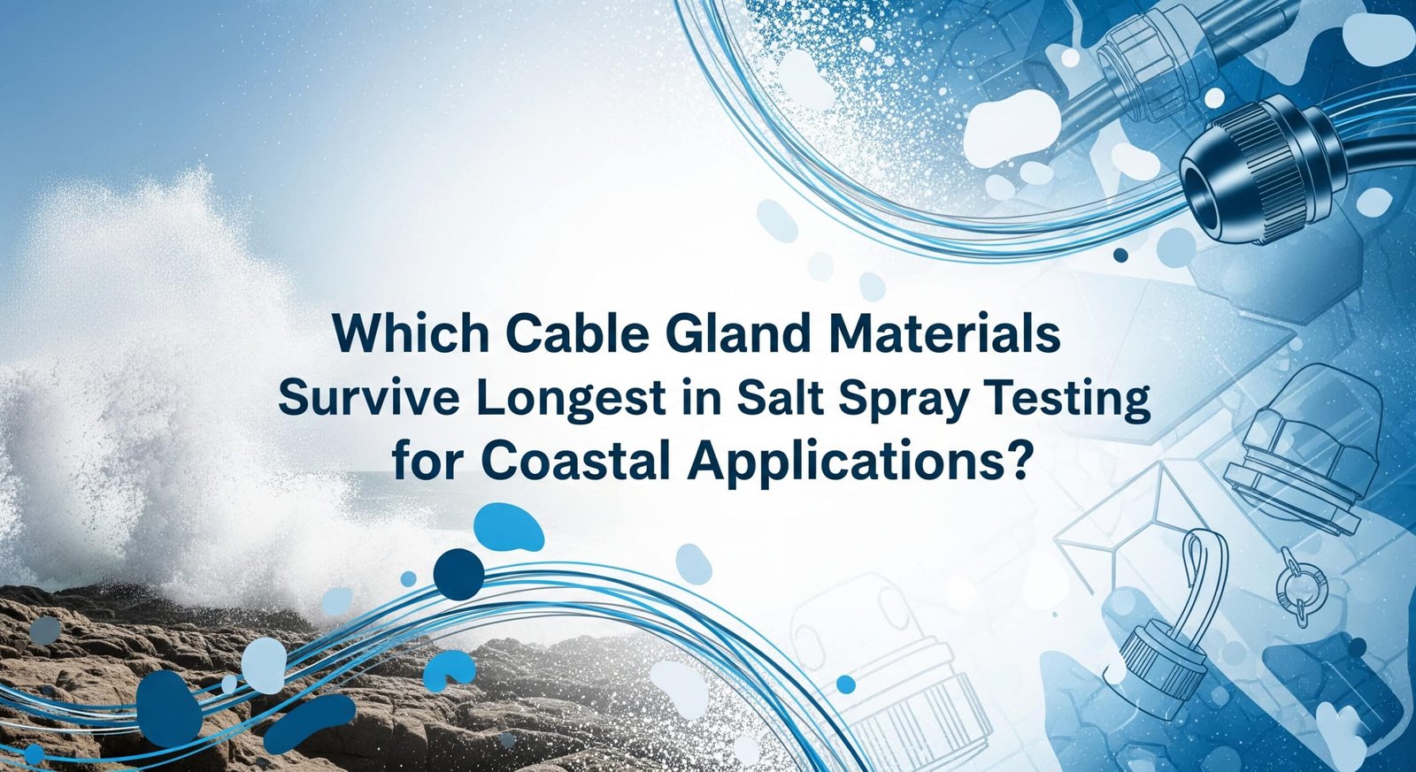 Which Cable Gland Materials Survive Longest in Salt Spray Testing for Coastal Applications?