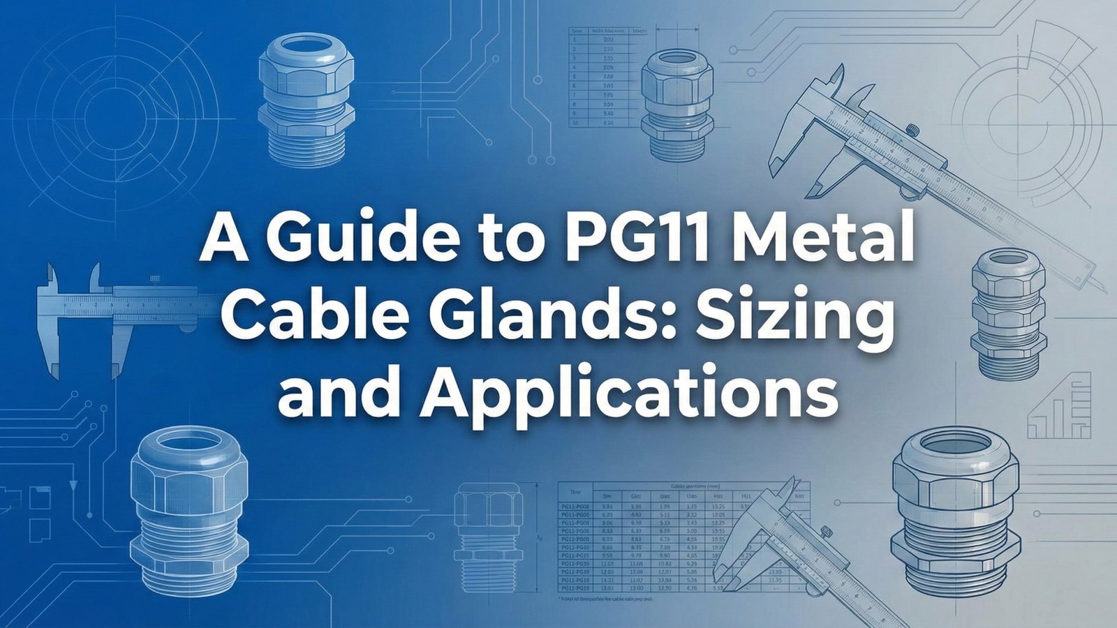 PG11 Metal Kablo Rakorları Kılavuzu - Boyutlandırma ve Uygulamalar