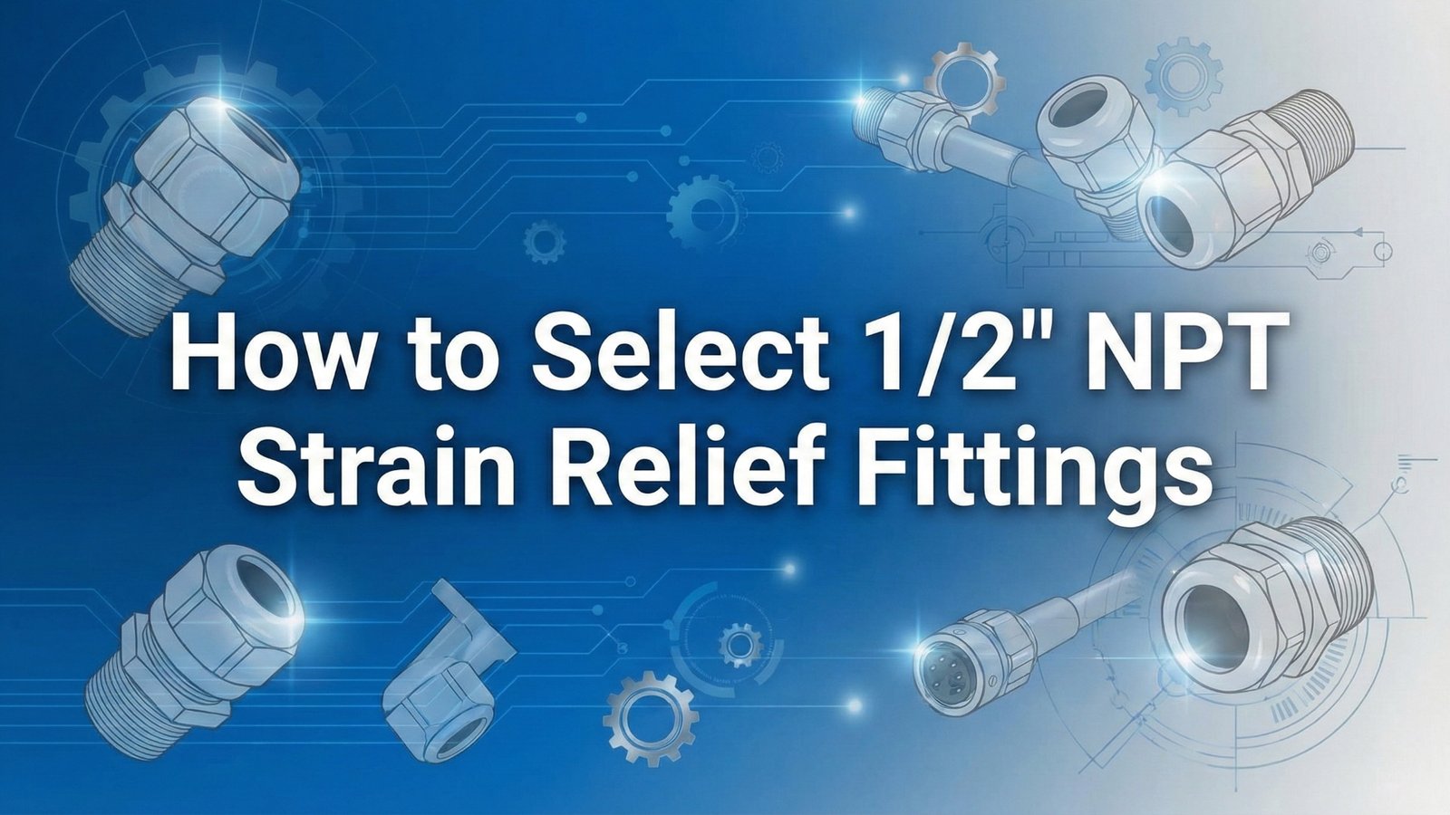 Kaip pasirinkti 1/2 NPT įtempimo reljefo jungtis