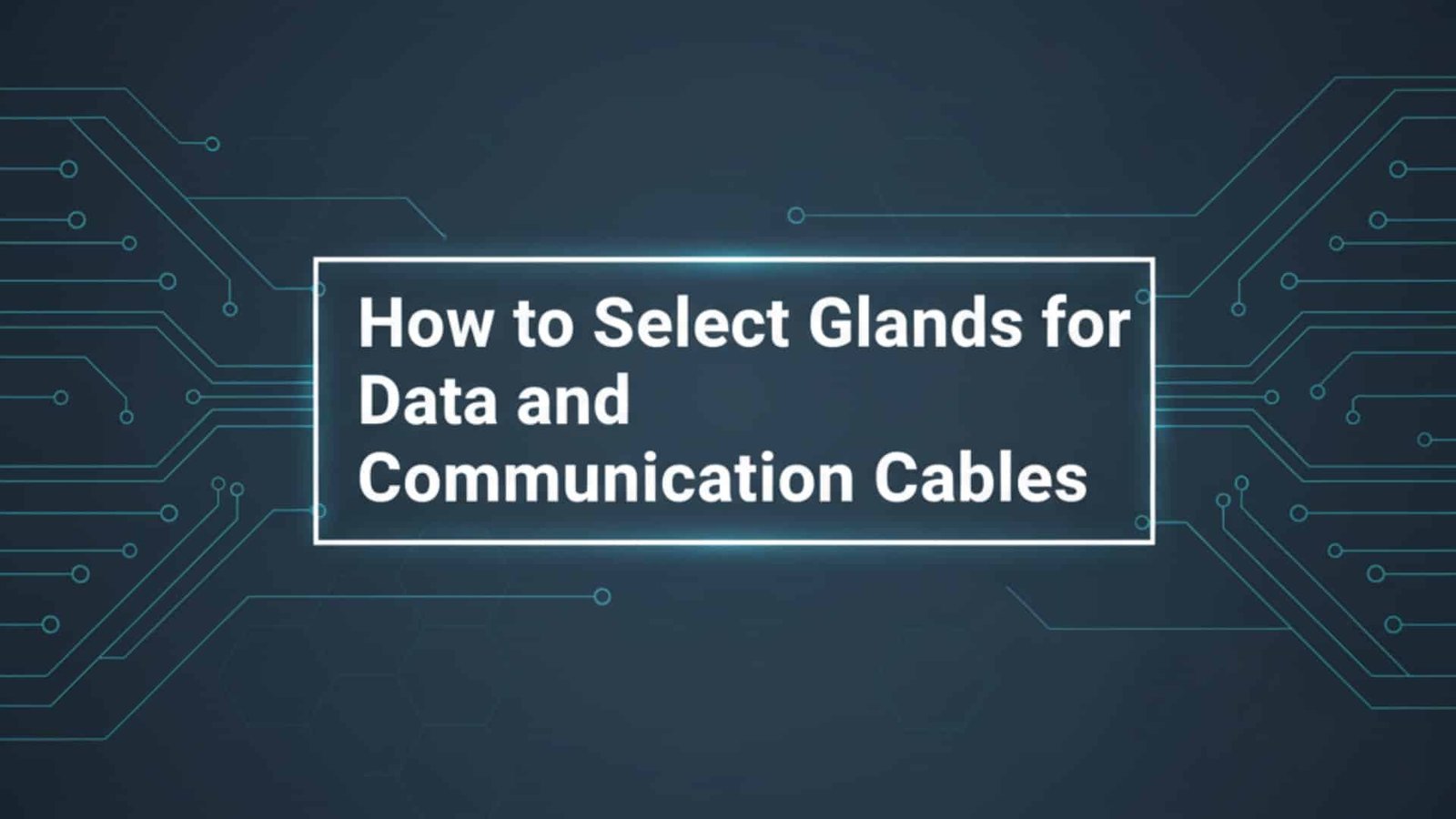 Jak vybrat vývodky pro datové a komunikační kabely