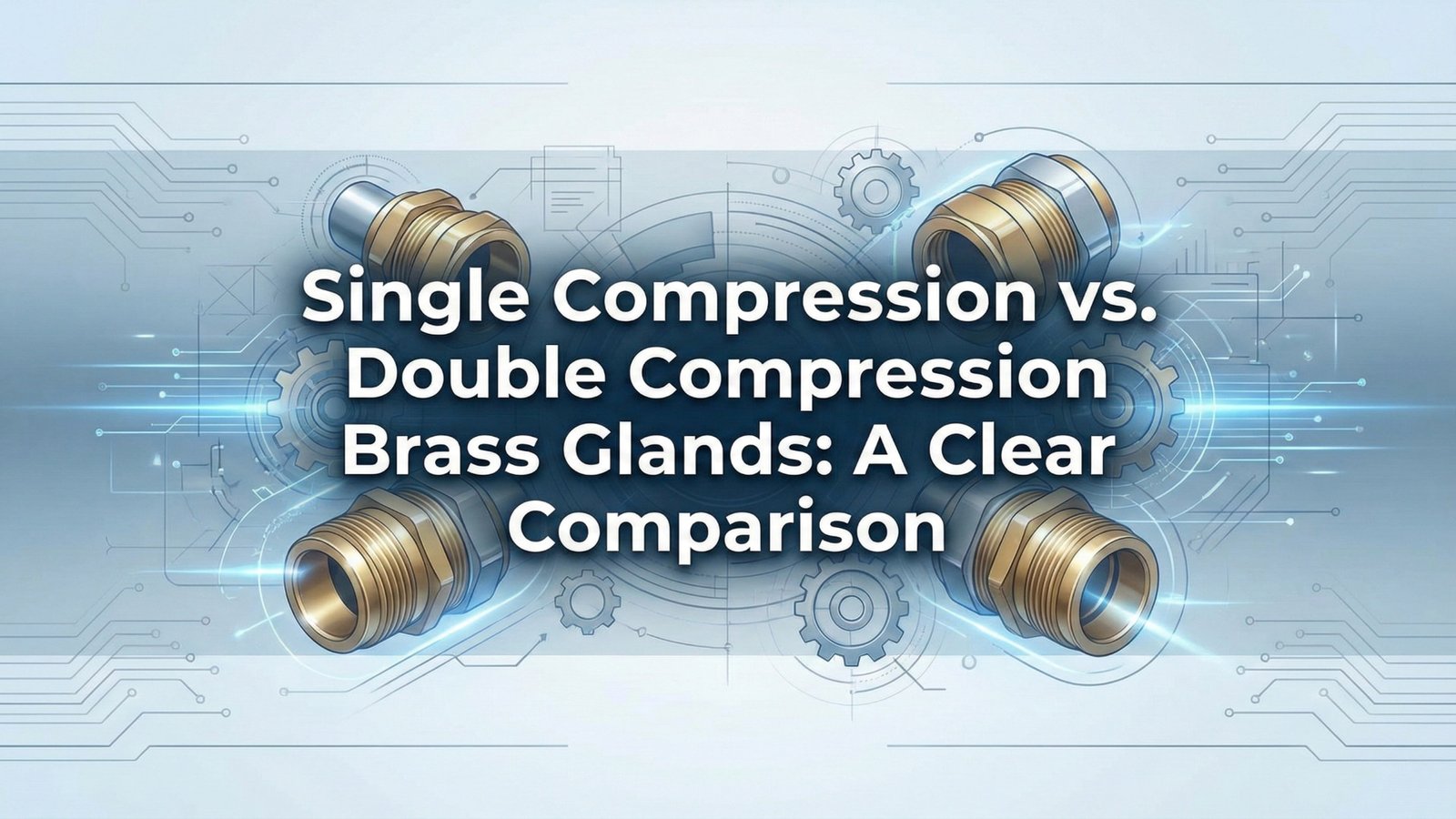 Einzelkompression vs. Doppelkompression Messingverschraubungen: Ein klarer Vergleich