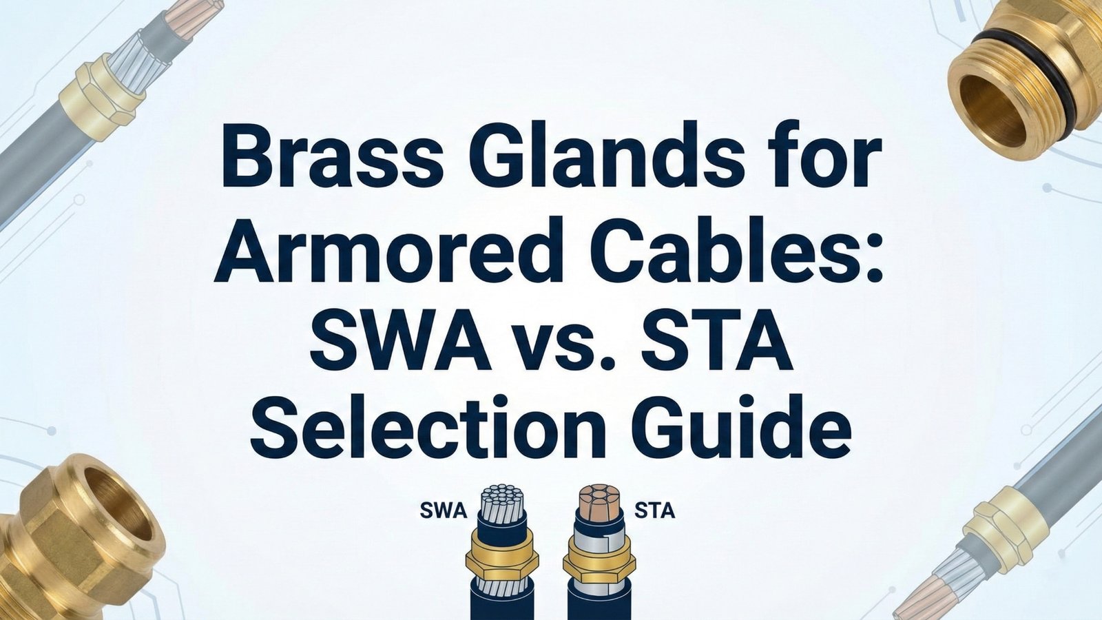 Brass Glands for Armored Cables- SWA vs. STA Selection Guide