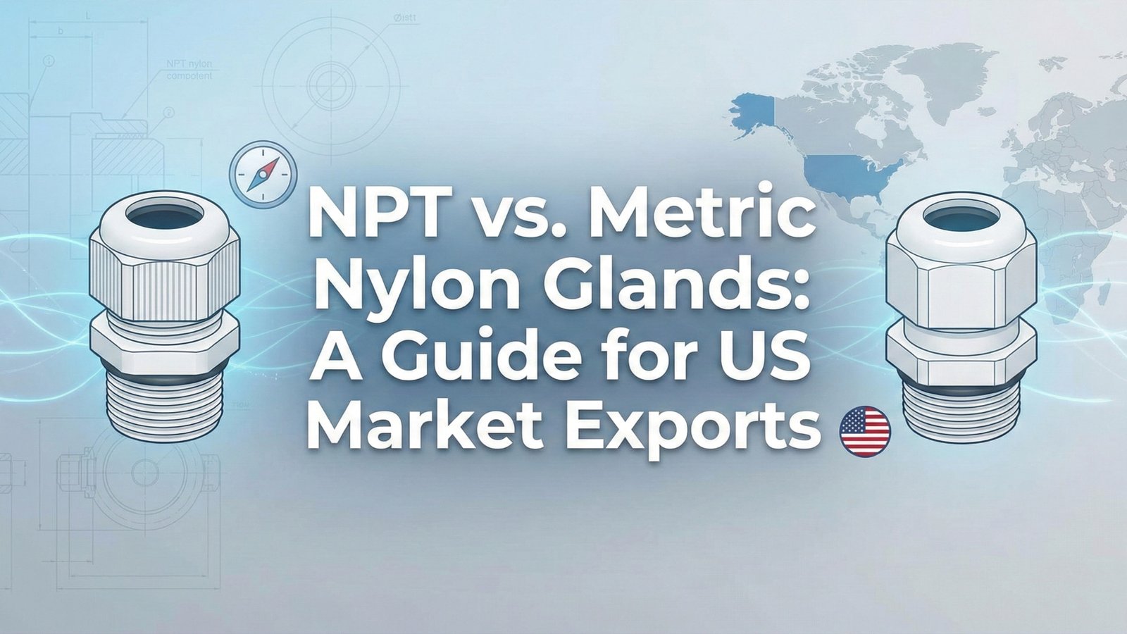 NPT 대 미터법 나일론 글랜드 - 미국 시장 수출 가이드