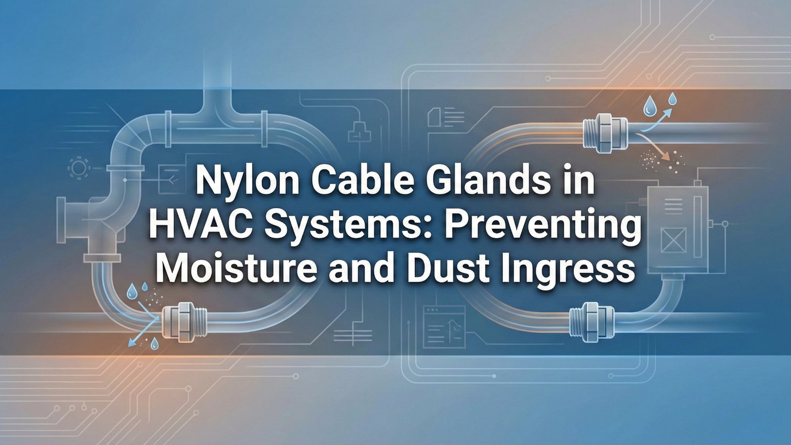Νάιλον σωλήνες καλωδίων σε συστήματα HVAC - Πρόληψη εισόδου υγρασίας και σκόνης